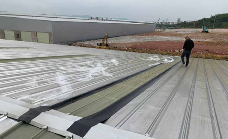 池州厂房屋面防水维修案例